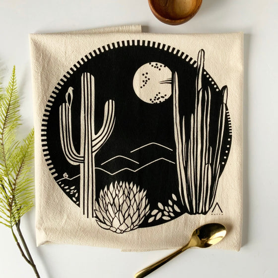 Cactus Crest Tea Towel by HAVYN